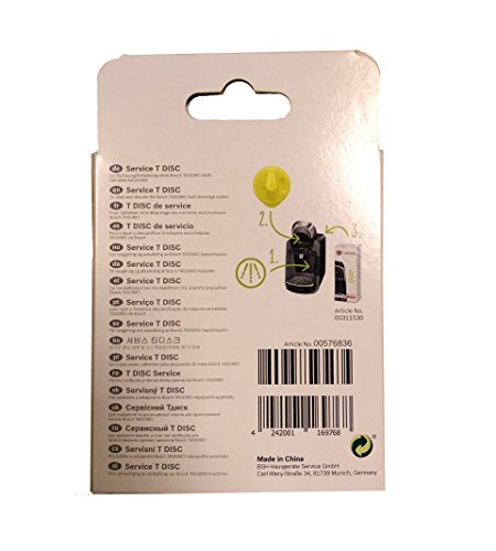Tdisc Nettoyage Machine A Cafe Tassimo Bosch 17001490