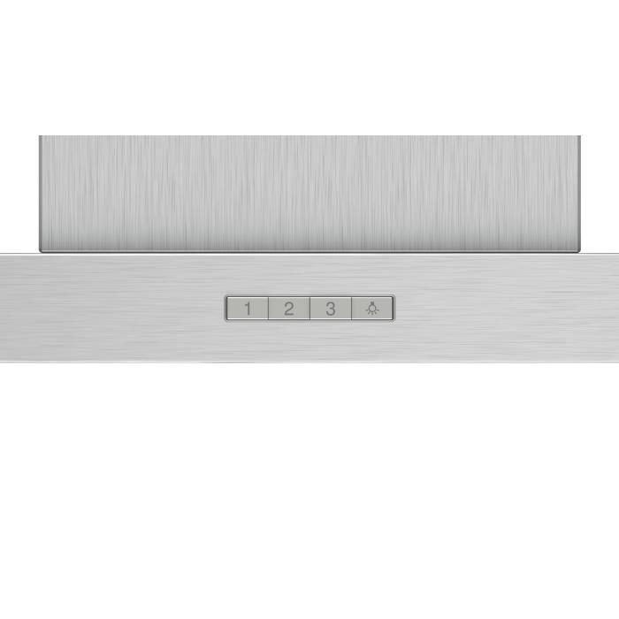 Bosch Dwb66bc50 - Hotte Murale - Evacuation / Recyclage - 590 M3 Air / H - 69 Db Max - 3 Vitesses - L 60 Cm - Inox