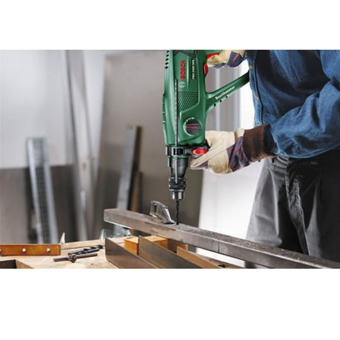 Perforateur Bosch Pbh 2500 Sre 600w 19 J 0 5100 Cpsmin Livre Avec Accessoires Et Coffret Plastique