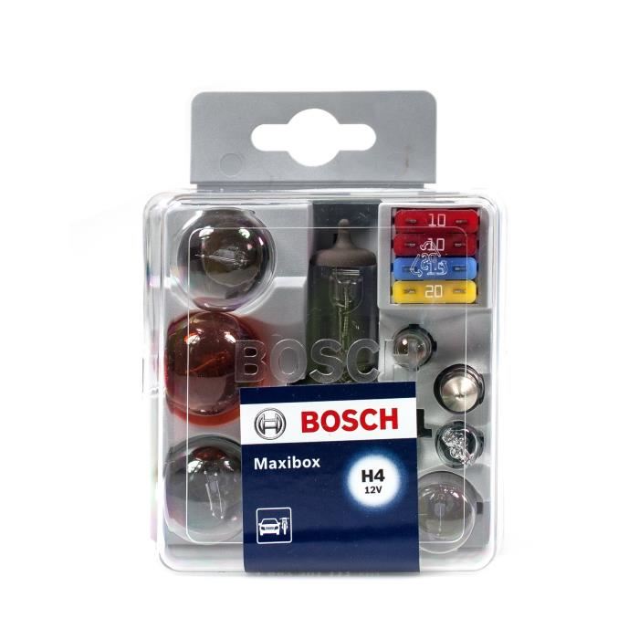 Jeu Dampoules Bosch H4 Maxibox P21w R5w T4w Py21w P215w W5w C5w 1x15a 1x20a