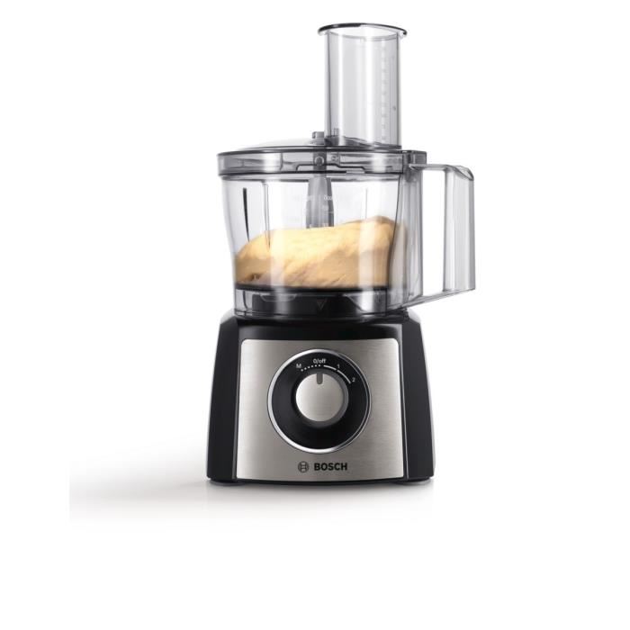 Robot Multifonctions Bosch Multi Talent Mcm3501m Noir Et Inox 800 W 2 Vitesses Fonction Pulse