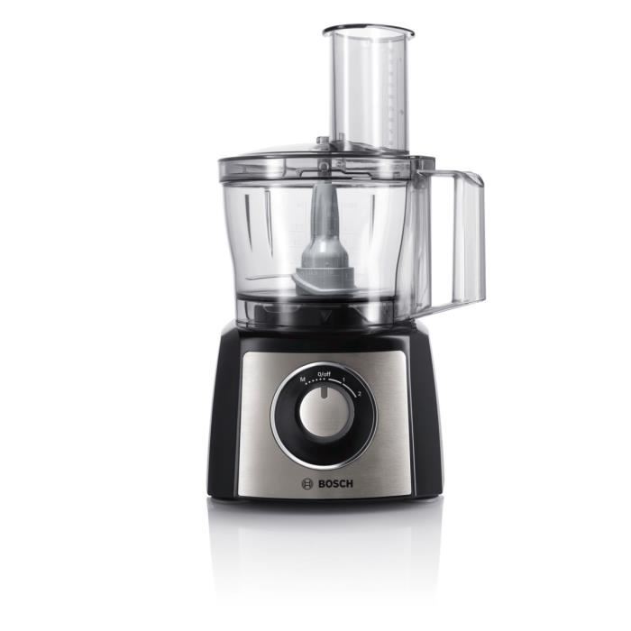 Robot Multifonctions Bosch Multi Talent Mcm3501m Noir Et Inox 800 W 2 Vitesses Fonction Pulse