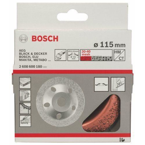 Bosch Meule assiette au carbure 115 x 22,23 mm fin, surface bombee
