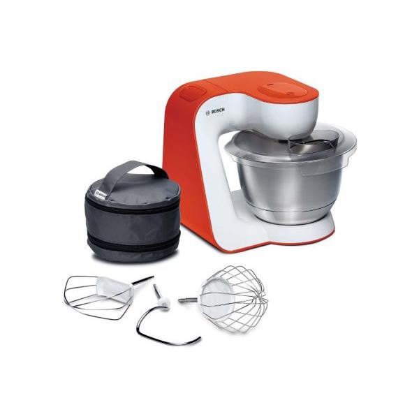 Bosch Mum54i00 Robot Patissier Kitchen Machine Mum 5 - Blanc Et Orange