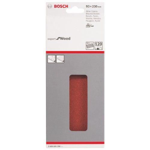 Bosch Papier Abrasif Pour Ponceuse Vibrante Perfore - Grain 120 - 230 X 93 Mm