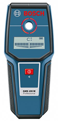 Detecteur Bosch Professional Gms 100 M Profondeur De Detection Maxi 100 Mm Avec Une Pile 9 V 6lr61 Et Dragonne 0601081100