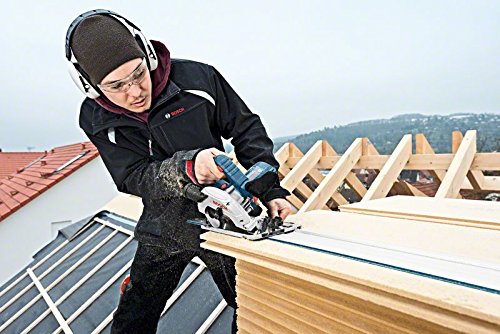 Scie Circulaire Bosch Professional Gks 55+ Gce - 1350 W - Capacite De Coupe De 63 Mm - 0601682100