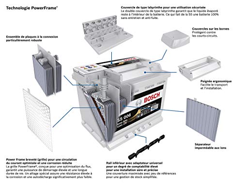 Bosch Batterie Auto S5005 63ah 610a / + A Droite