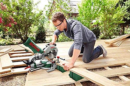 BOSCH Scie a onglet radiale avec fonction coulissante PCM 8S - 1200 W