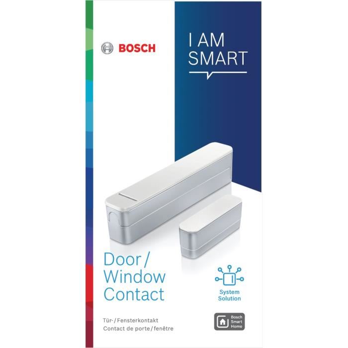 Contact De Porte/fenetre Bosch Smart Home - Detection D'ouvertures, Effractions - Blanc - Sans Fil