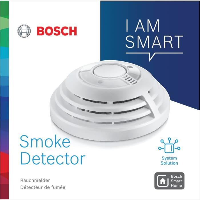 Detecteur De Fumee Bosch Smart Home Sans Fil Detection De Fumee Portee De 100m