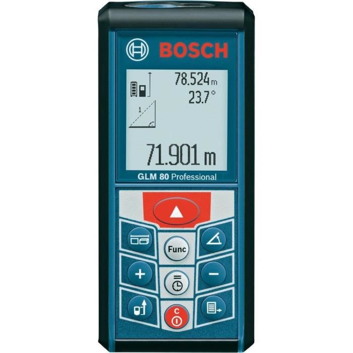 Bosch Telemetre Laser De Portee 80m Glm 80 Bosch 0601072300