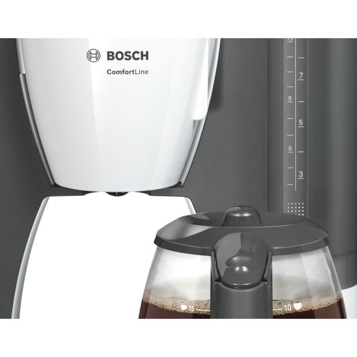 Bosch Cafetiere Confort Line 12 1200w Arret Auto Reglable Select Arome Blanc