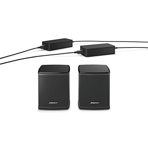 Enceinte Bibliotheque Bose - Kit Enceinte Surround Speakers - Noir - Amplificateur Integre - Sans Fil - 8,0 Ohms