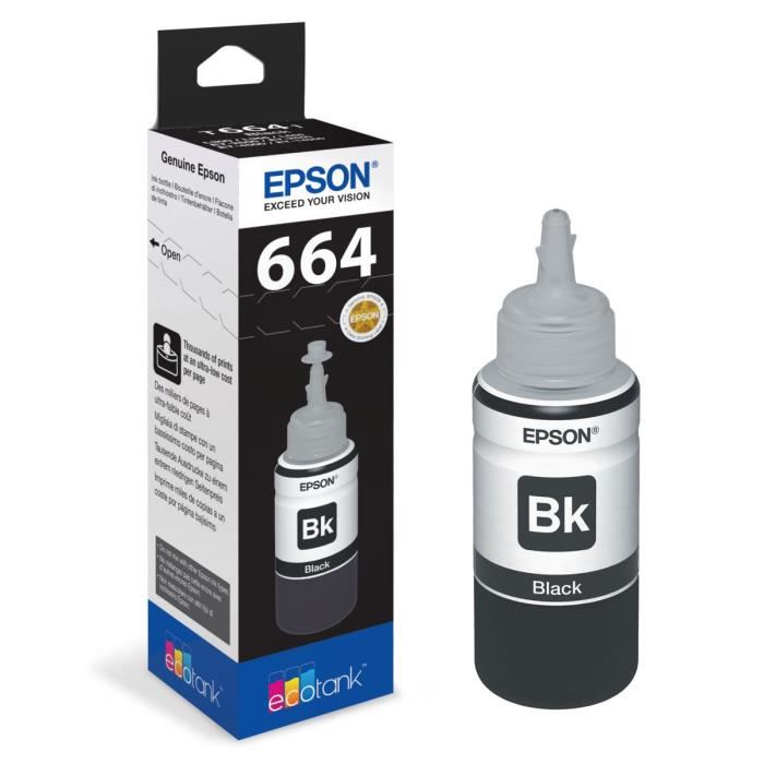 Epson T6641 (c13t664140) Cartouche D'encre Noire Noir