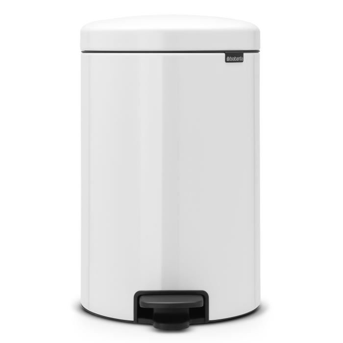 Brabantia Poubelle A Pedale Newicon - 20l - Blanc