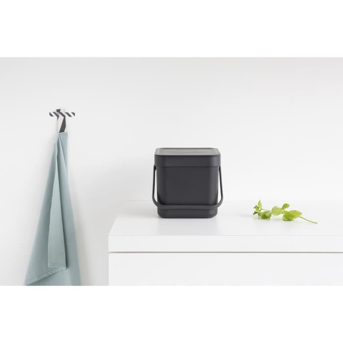 Poubelle Brabantia Sort Go 6l Grey