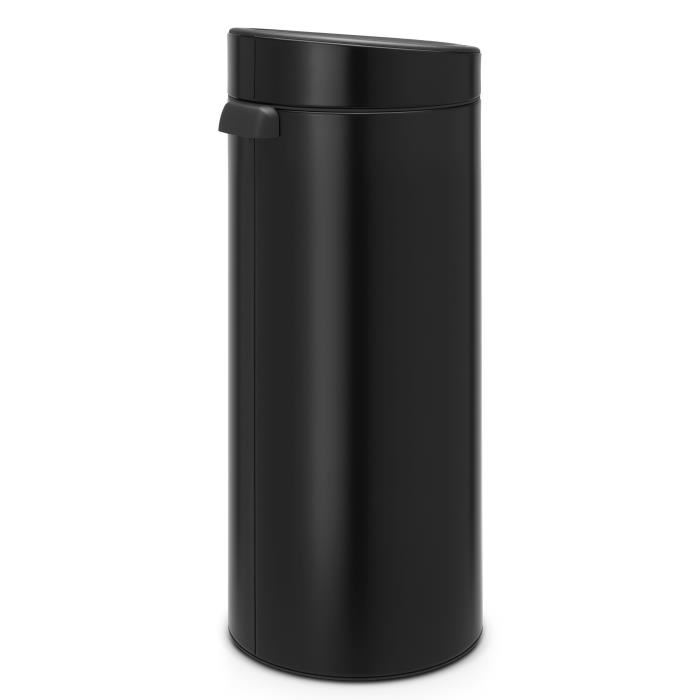 Brabantia Poubelle Touch Bin - 30l - Noir Mat
