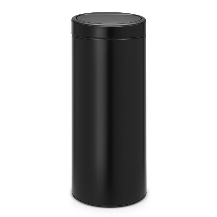 Brabantia Poubelle Touch Bin - 30l - Noir Mat