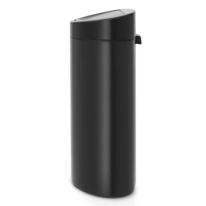 Brabantia Poubelle Touch Bin - 40l - Noir Mat