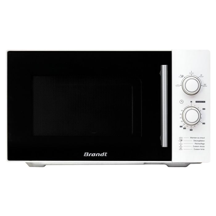 Micro Ondes Monofonction Brandt Sm2602w Blanc 26 L 5 Niveaux De Puissance Puissance Restituee 900 W