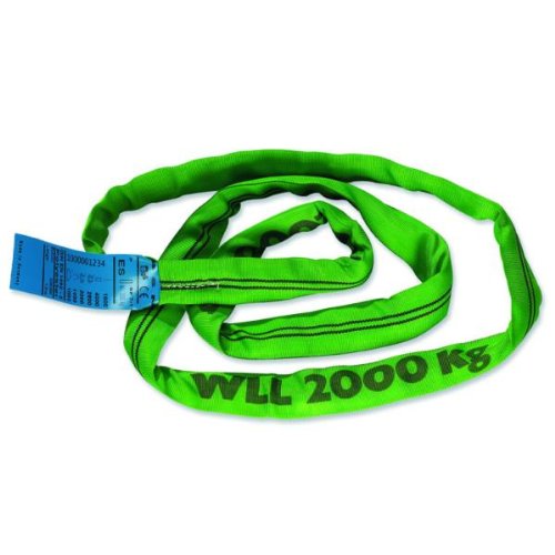 Braun 20031rs Cable De Traction Avec Ame En Polyester, Capacite De Charge 2000 Kg Vert 3 M