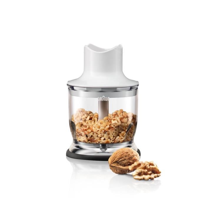 Pied Mixeur Braun Mq3025wh Omelett Multiquick 3 700 Watt Technologie Powerbell Plus Et Splash Control