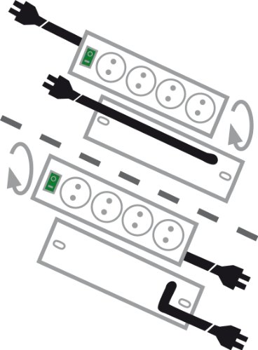 Brennenstuhl Prolongateur Multiprise Primera-line 10 Prises Argent 2m H05vv-f 3g1,5 Prises Commutables Par Cinq