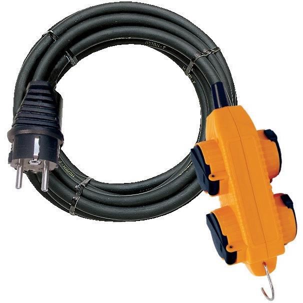Brennenstuhl Rallonge 10m De Cable Avec Bloc 4 Prises A Clapet (ip44) - Fabrication Francaise