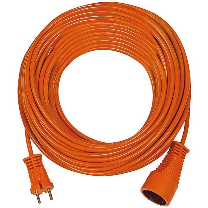 Brennenstuhl Rallonge Orange 20m De Cable - Fabrication Francaise
