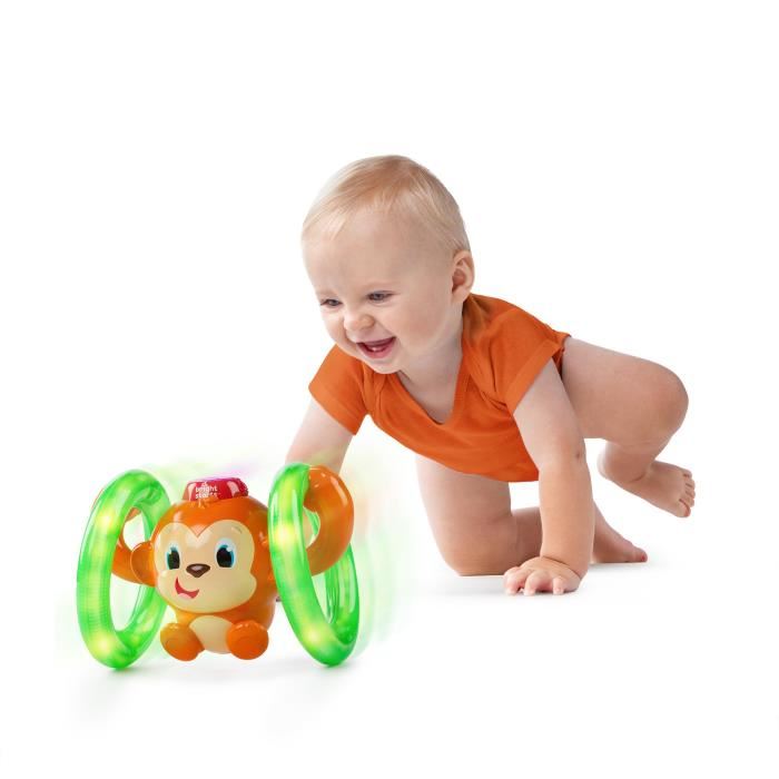Bright Starts Jouet Dactivite Roll & Glow Monkey K52181