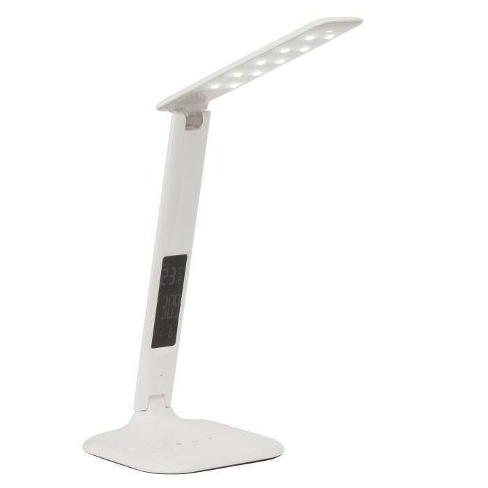 Lampe a poser Brilliant Glenn LED Blanc, 1 lumiere - Moderne - Interieur - Glenn - Delai de livraison moyen: 4 a 8 jours ouvres. Port gratuit France metropolitaine et Belgique des 100 ?.