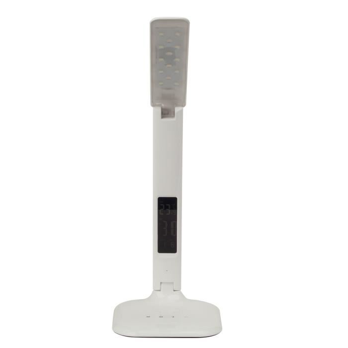 Lampe De Bureau Led Glenn Tactile Avec Variateur Et Fonctions Diverses - Blanc - Brilliant
