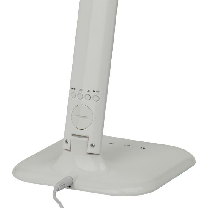 Lampe De Bureau Led Glenn Tactile Avec Variateur Et Fonctions Diverses - Blanc - Brilliant