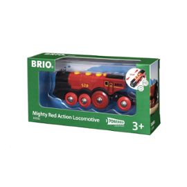 Locomotive rouge puissante a piles -Brio