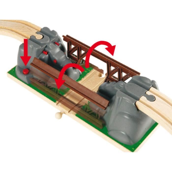 Brio - Pont Catastrophe - Circuit De Train En Bois - Ravensburger - Mixte Des 3 Ans