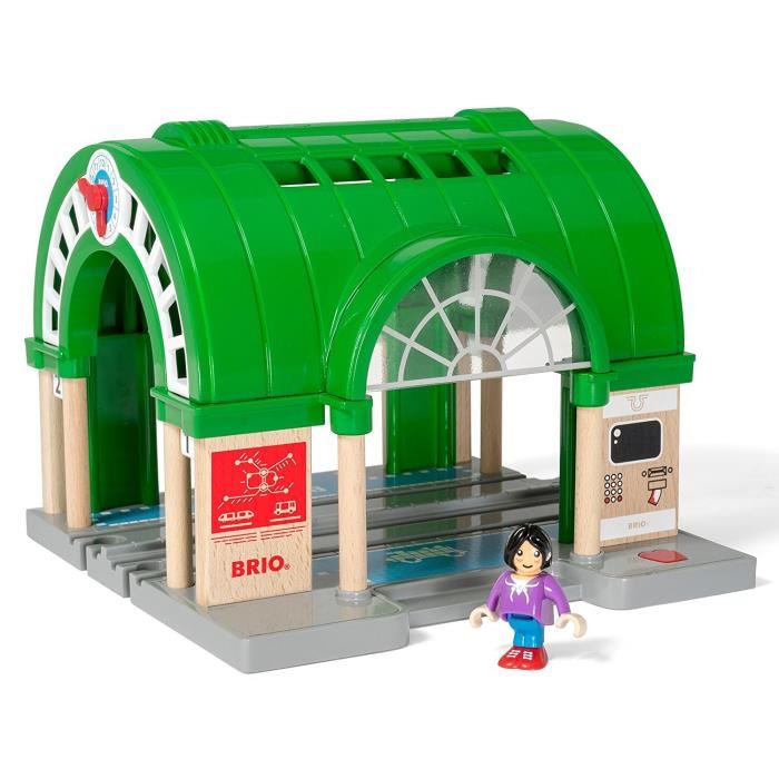 Brio - Gare Centrale Sonore - Circuit De Train En Bois - Ravensburger - Mixte Des 3 Ans