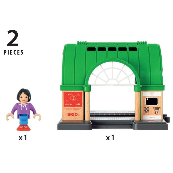 Brio - Gare Centrale Sonore - Circuit De Train En Bois - Ravensburger - Mixte Des 3 Ans