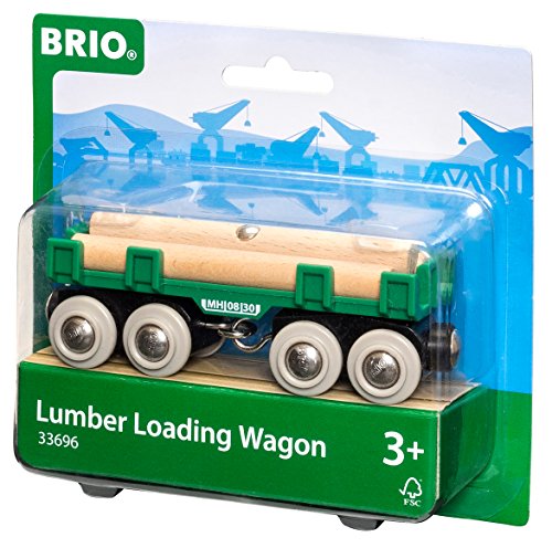Brio World Wagon Convoyeur De Bois - Accessoire Aimante Pour Circuit De Train En Bois - Ravensburger - Mixte Des 3 Ans - 33696