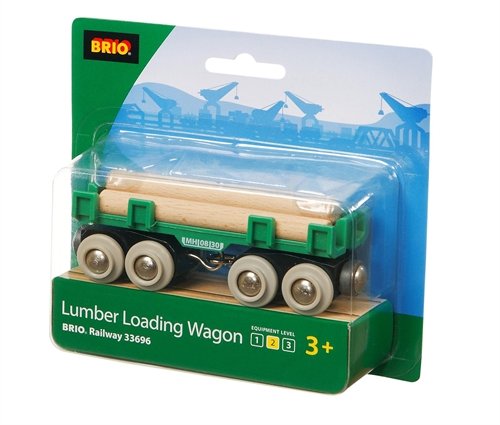 Brio World Wagon Convoyeur De Bois - Accessoire Aimante Pour Circuit De Train En Bois - Ravensburger - Mixte Des 3 Ans - 33696