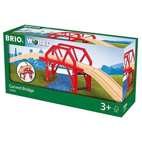 Pont Courbe En Bois Brio World Ravensburger Mixte Des 3 Ans Multicolore