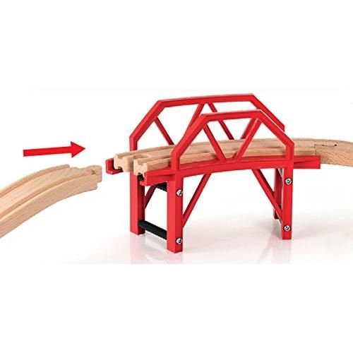Pont Courbe En Bois Brio World Ravensburger Mixte Des 3 Ans Multicolore
