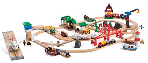 Brio World Circuit Le Monde Extraordinaire De Brio - 106 Pieces - Circuit De Train En Bois - Ravensburger - Des 3 Ans - 33766