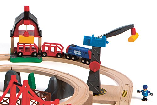 Brio World Circuit Le Monde Extraordinaire De Brio - 106 Pieces - Circuit De Train En Bois - Ravensburger - Des 3 Ans - 33766