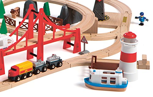 Brio World Circuit Le Monde Extraordinaire De Brio - 106 Pieces - Circuit De Train En Bois - Ravensburger - Des 3 Ans - 33766