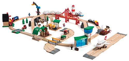 Brio World Circuit Le Monde Extraordinaire De Brio - 106 Pieces - Circuit De Train En Bois - Ravensburger - Des 3 Ans - 33766