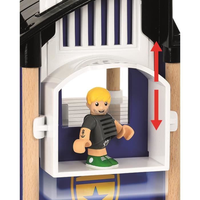 Brio World Commissariat De Police Accessoire Son Et Lumiere Pour Circuit De Train En Bois Ravensburger Des 3 Ans 33813