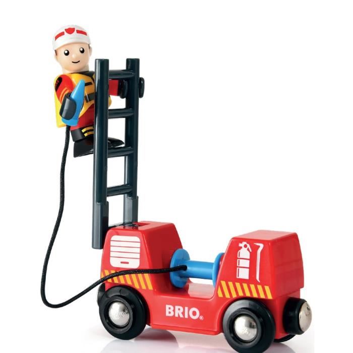 Brio World Circuit Action Pompier Coffret Complet 18 Pieces Circuit De Train En Bois Ravensburger Mixte Des 3 Ans 33815