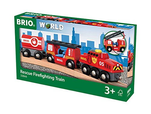 Train Des Pompiers Brio Circuit De Train En Bois Ravensburger Mixte Des 3 Ans 33844