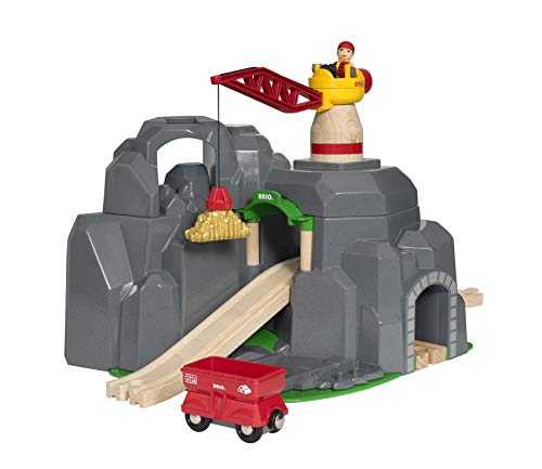 Ravensburger Bri Train Plateforme Grue Et Tunnels Multifonctions